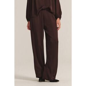 Velvet by Graham & Spencer Wide Leg Larkin Pant in Mulch XS